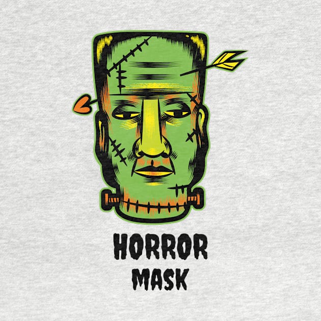 Halloween Mask, Horror Mask, Horror T-Shirt, Horror film, Halloween costume Short. by jamalelnajjar
